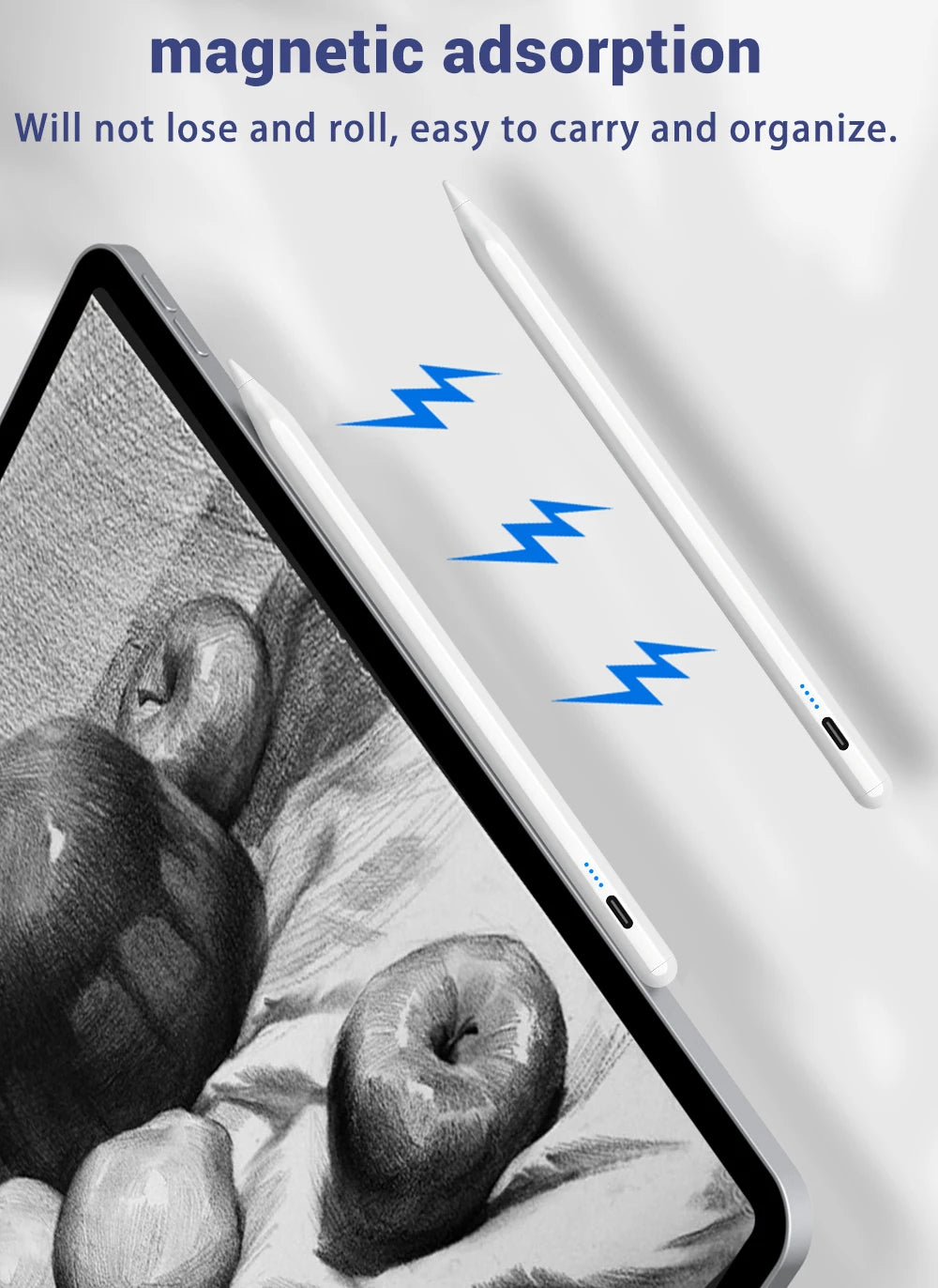 Universal Stylus Pen for iPhone, Android, Windows and iPad - Active Stylus for iPad