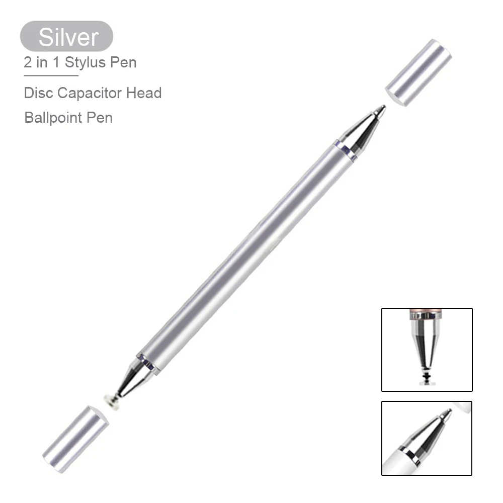 Universal 2-in-1 Stylus Pen | Touchscreen Drawing & Writing Pencil for All Mobile & Tablet Devices